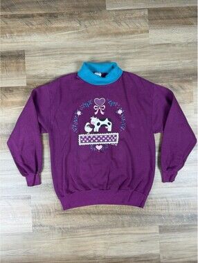 VTG Gopher Sport Sweatshirt USA Made 90s Graphic Collared L | Goose Cow & Hearts